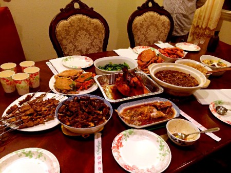 Thanksgiving Dinner@ Aunt Wen's House, LA